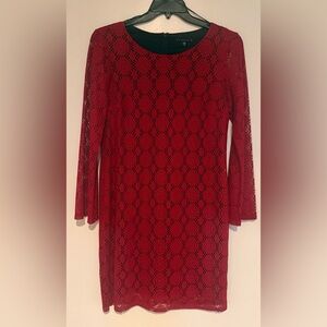 Tiana B. Red Lace Dress SZ: 10